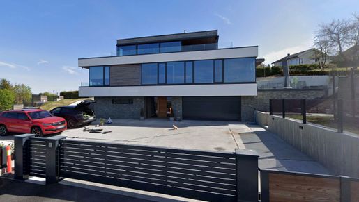 Moderne hus ved Rudsteinveien 24